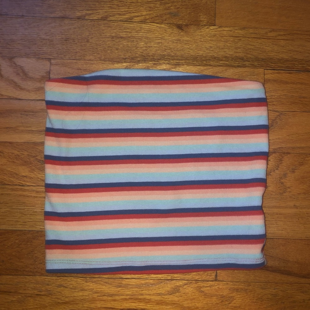 American eagle pastel rainbow tube top